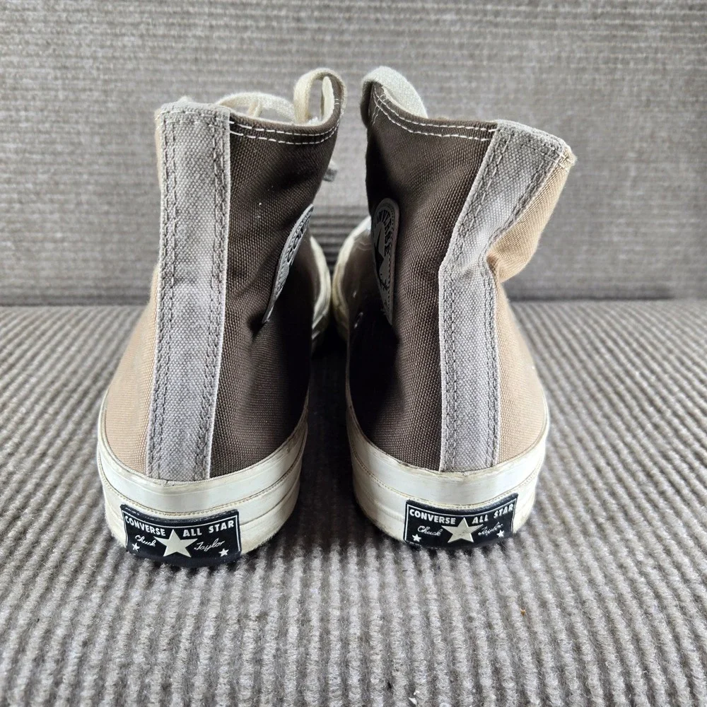 Converse Unisex 9.5 Brown Tan Split Panel Chuck 70 High Top Sneakers A01645C - Picture 5 of 8